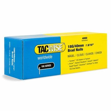 Gwoździe Brad 18G/40 mm ocynkowane Tacwise, stan: nowy