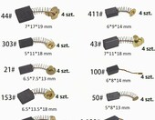 CEMYDEYO Zestaw 40 szczotek węglowych – 10 rozmiarów do elektronarzędzi – zdjęcie 3