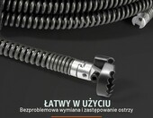 VEVOR Spirala kanalizacyjna 20 m x 16 mm z 7 nozami – zdjęcie 5
