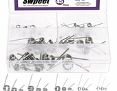 Swpeet Zestaw 45 sprężyn skrętnych ze stali nierdzewnej – 15 rozmiarów – zdjęcie 1