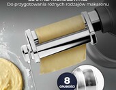 Fentic Mikser stojący 2000W z wałkiem do makaronu – misa 6,2 l – zdjęcie 4