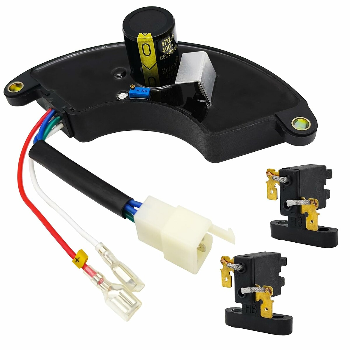 YGQ Regulator napięcia AVR do agregatu 5000-9500W + szczotki węglowe