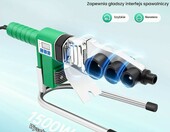 MKASXIA Zgrzewarka mufowa do rur PPR PE HDPE 1500 W – zdjęcie 2