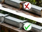 mawmuaw Obejmy do rur kwadratowych 15x15 mm ze stali nierdzewnej, 30 szt. – zdjęcie 5