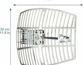 HzFitInc Antena paraboliczna WiFi 5 GHz 24dBi z kablem RP-SMA – zdjęcie 3