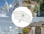 HzFitInc Antena paraboliczna WiFi 5 GHz 24dBi z kablem RP-SMA – zdjęcie 4