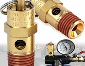 Xinlon Mosiężny zawór bezpieczeństwa 1/4 cala 150 psi do sprężarki – zdjęcie 1
