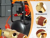 Xinlon Mosiężny zawór bezpieczeństwa 1/4 cala 150 psi do sprężarki – zdjęcie 3