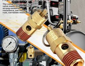 Xinlon Mosiężny zawór bezpieczeństwa 1/4 cala 150 psi do sprężarki – zdjęcie 4