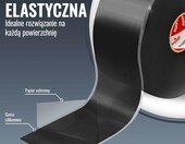 Poppstar Taśma silikonowa samowulkanizująca 11 m izolacyjna, czarna – zdjęcie 3