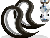 Stoppy Klin Ogranicznik do Drzwi i Okien, srebrny, 2 sztuki – zdjęcie 1