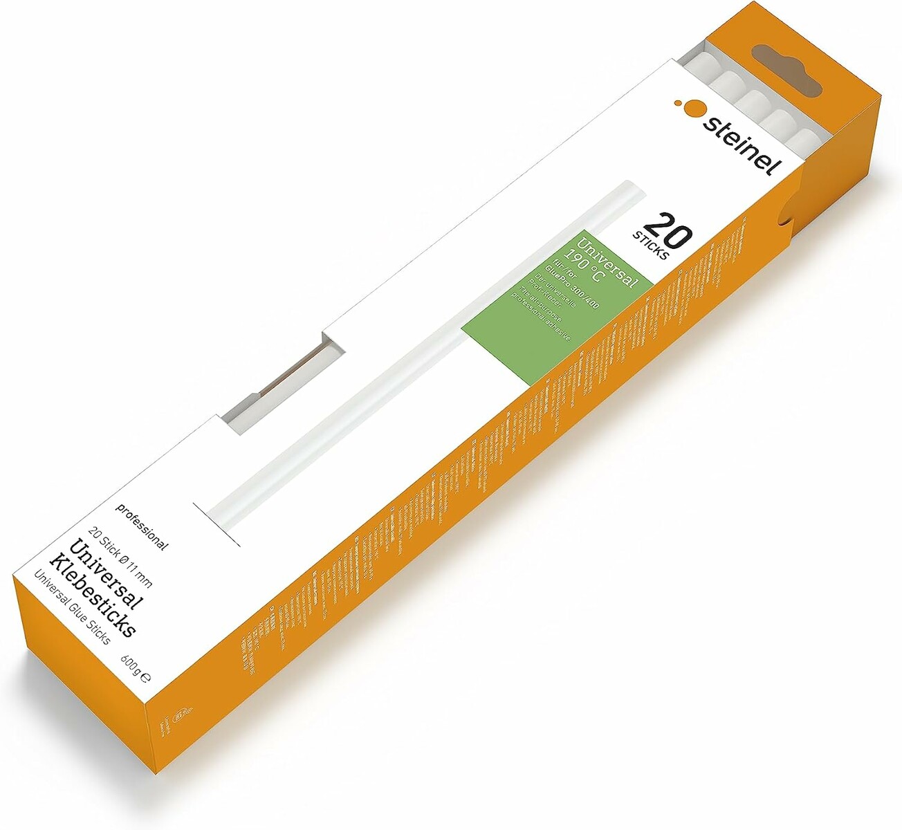 Steinel Wkłady klejowe 11 mm, 20 szt. – klej na gorąco do pistoletu klejowego