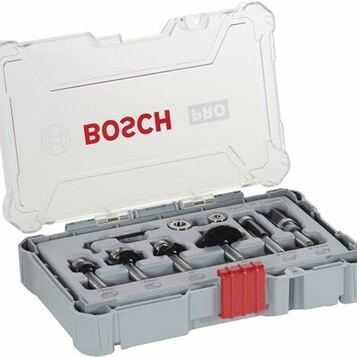 6 frezów PRO Ø 8 mm Bosch Zestaw, stan: nowy