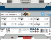 Bosch Zestaw 6 frezów PRO Ø 8 mm – do drewna, uchwyt cylindryczny – zdjęcie 4
