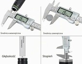 Proster Suwmiarka cyfrowa 150 mm, stal nierdzewna, duży ekran LCD – zdjęcie 4