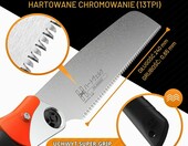 HARDTWERK Zen Kataba – składana piła japońska 240 mm, stal SK4 – zdjęcie 3