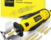 EzzDoo Elektryczna ostrzałka do łańcuchów pił, 6 tarcz diamentowych – zdjęcie 1