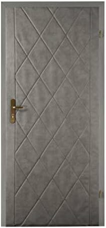 Standom Tapicerka drzwiowa Romby 80-90x200 cm, popiel