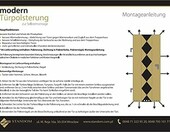 Standom Tapicerka drzwiowa Romby 80-90x200 cm, popiel – zdjęcie 3