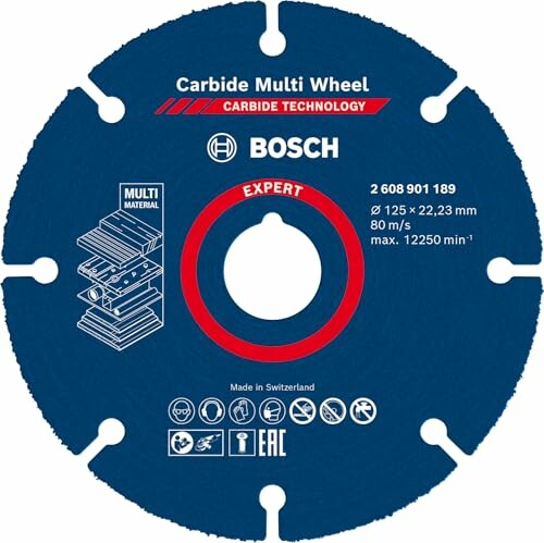 Bosch Tarcza tnąca EXPERT Carbide Multi Wheel Ø 125 mm do szlifierki kątowej
