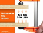 Jorgensen Ściski Stolarskie 300 mm typu F – 2 sztuki – zdjęcie 3