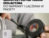 tesa Taśma izolacyjna czarna 10x10m - zestaw do napraw elektrycznych – zdjęcie 2