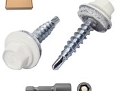 Marcopol Śruby do Pokrycia Dachu 4,8x25 mm z Podkładką EPDM – 250 szt. – zdjęcie 2