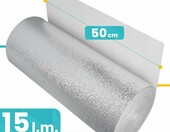 Instalguru Mata Termoizolacyjna z Folią Aluminiową, rolka 15 m – zdjęcie 3