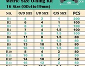 XBVV Zestaw uszczelek O-ring NBR 1540 szt. - uszczelki hydrauliczne – zdjęcie 2