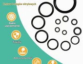 XBVV Zestaw uszczelek O-ring NBR 1540 szt. - uszczelki hydrauliczne – zdjęcie 5