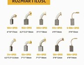 RUNCCI-YUN Zestaw 30 szczotek węglowych do elektronarzędzi, 10 rozmiarów – zdjęcie 2