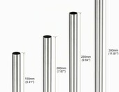 sourcing map Rura ze stali nierdzewnej 304, Ø25 mm, 200 mm – zdjęcie 3