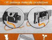 VON STEINEICH Wieszak ścienny na narzędzia, zestaw 2 x 40 cm – zdjęcie 4
