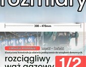 DOJA Barcelona Wysuwana rura gazowa M-H 1/2", 300-470 mm – zdjęcie 5