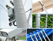LQGTQO Opaski zaciskowe stalowe 100 szt. + szczypce do zaciskania – zdjęcie 5