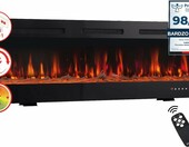 KAMINIO Marlon 36'' - kominek elektryczny 3w1 z ogrzewaniem, czarny – zdjęcie 1