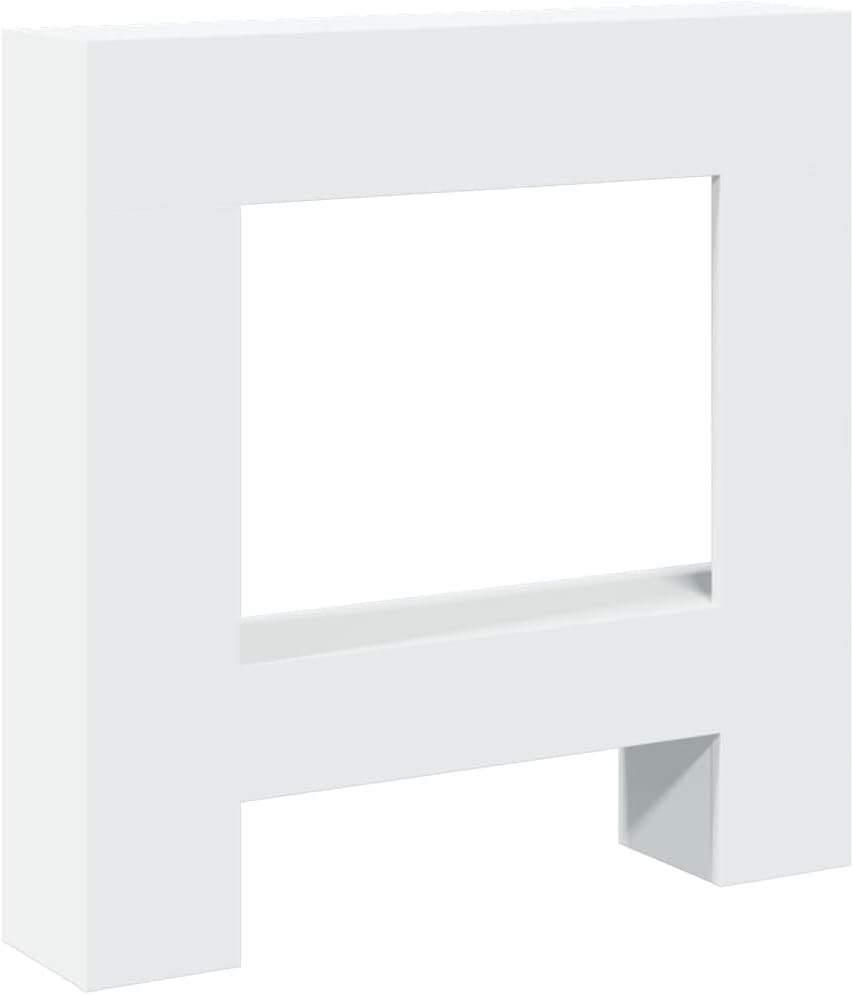 vidaXL Obudowa kominka 81x18x82 cm, biała, MDF