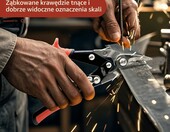 HOUSERAN Nożyce do blachy 10'' - zestaw 2 szt, lewe i prawe – zdjęcie 4