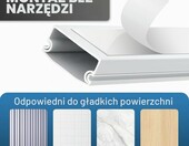 shinfly Kanał kablowy samoprzylepny 4,8 m, biały, 30x15 mm – zdjęcie 3