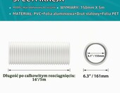 HG Power Rura wentylacyjna elastyczna Ø150 mm, 5 m, aluminiowa – zdjęcie 2