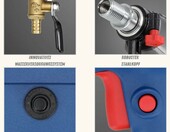 Dedra DED7615 – wiertnica do betonu 1700 W, wiercenie na mokro do 130 mm – zdjęcie 3