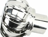 Fictory Obrotowa nasadka kominowa 15 cm ze stali nierdzewnej – zdjęcie 3