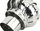 Fictory Obrotowa nasadka kominowa 15 cm ze stali nierdzewnej – zdjęcie 5