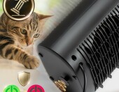Duronic HV32 Termowentylator 2000 W – mini grzejnik z termostatem, czarny – zdjęcie 5