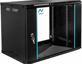 Netberg BASIC Szafa Rack 19'' 9U wisząca 60x40x46,3 cm, czarna – zdjęcie 2