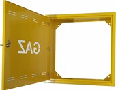 FEINZ Szafka gazowa 60x60x25 cm - zamykana skrzynka na gazomierz, żółta – zdjęcie 5