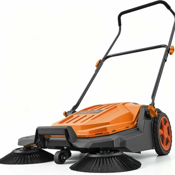 VEVOR Zamiatarka Ręczna 650 mm – zamiatarka bez zasilania na podwórko