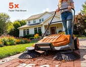 VEVOR Zamiatarka Ręczna 650 mm – zamiatarka bez zasilania na podwórko – zdjęcie 2