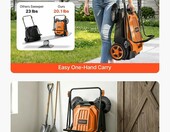 VEVOR Zamiatarka Ręczna 650 mm – zamiatarka bez zasilania na podwórko – zdjęcie 5