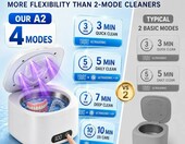 Myjka ultradźwiękowa 340 ml z lampą UV – urządzenie czyszczące – zdjęcie 3